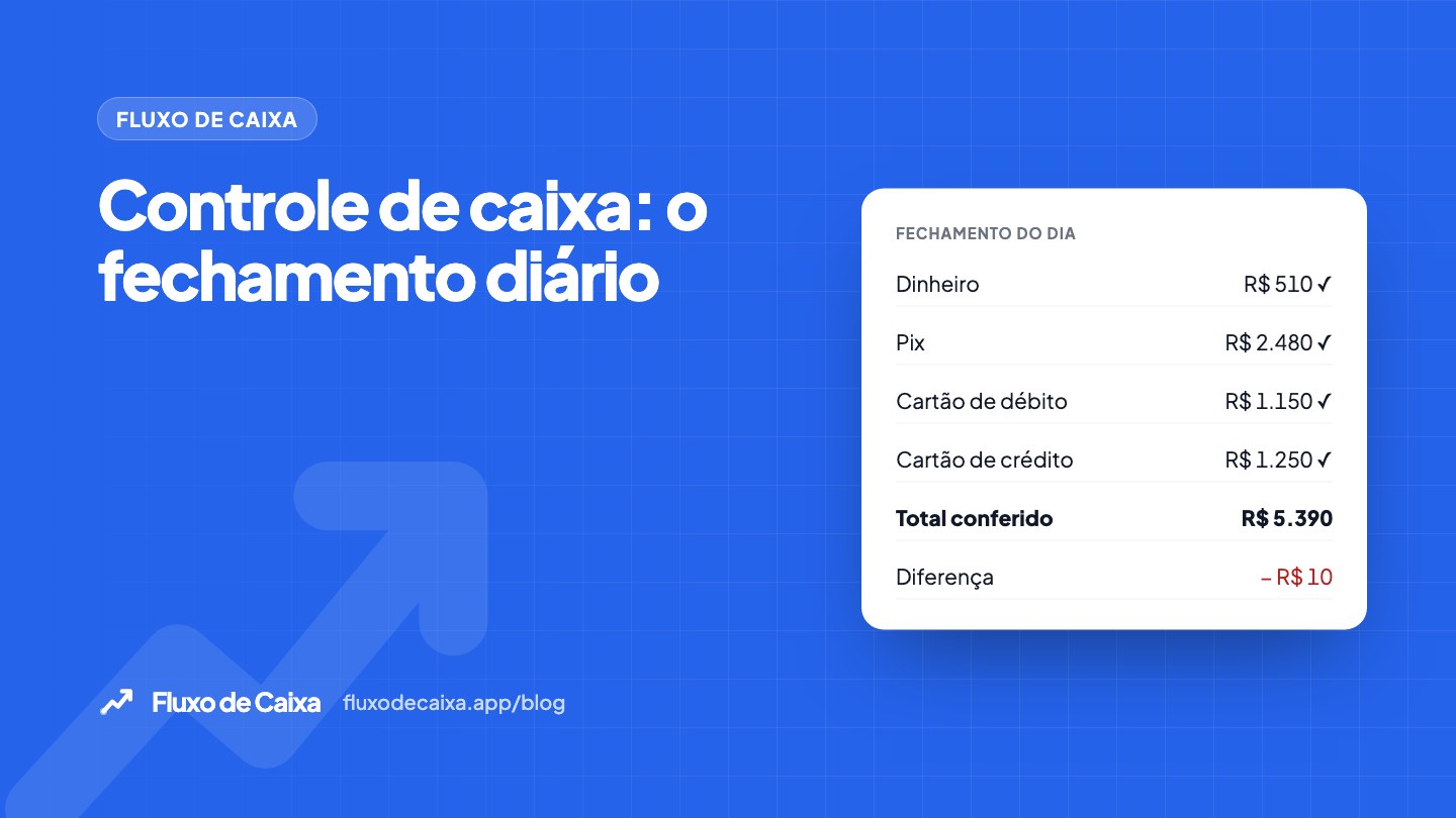 controle de caixa